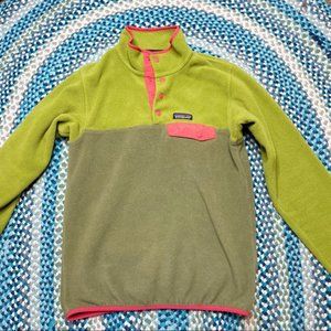 Vintage Patagonia Leaf Print Synchilla 